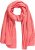 Ulla Popken Muslin Scarf Dark Coral - Aksesuāri - 