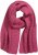 Ulla Popken Garter Stitch Knit Scarf Pink - Aksesuāri - 
