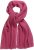 Ulla Popken Garter Stitch Knit Scarf Pink - Aksesuāri - 
