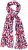 Ulla Popken Geometric Print Scarf Dark Red - Aksesuāri - 