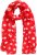 Ulla Popken Polka Dot Scarf Neon Red - Aksesuāri - 