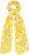 Ulla Popken Lemon Print Scarf Sun Yellow - Aksesuāri - 