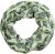 Ulla Popken Leaf Print Infinity Scarf Pistachio - Aksesuāri - 