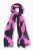 Ulla Popken Two Tone Fringed Hem Scarf Bold Pink - Aksesuāri - 
