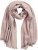 Ulla Popken Fringed Hem Knit Scarf Mocha Brown - Aksesuāri - 