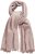 Ulla Popken Fringed Hem Knit Scarf Mocha Brown - Aksesuāri - 
