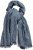 Ulla Popken Fringed Hem Knit Scarf Deep Aqua - Aksesuāri - 