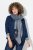 Ulla Popken Fringed Hem Knit Scarf Deep Aqua - Aksesuāri - Sieviešu šalles