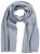 Ulla Popken Ribbed Knit Scarf Light Grey Melange - Aksesuāri - 