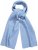 Ulla Popken Ribbed Knit Scarf Blue - Aksesuāri - 