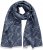 Ulla Popken Smyle Reversible Scarf Navy - Aksesuāri - 