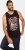 JP1880 AC/DC Graphic Band Tank Top Black - T-krekli - T-krekli - 2XL-14XL