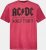 JP1880 AC/DC World Tour Graphic Comfort Fit Band T-Shirt Dark Red - T-krekli - T-krekli - 2XL-14XL
