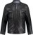JP1880 Biker Style Leather Jacket Black - Jakas & Lietus apģērbs - Jakas - 2XL-12XL