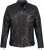 JP1880 Classic Biker Style Leather Jacket Black - Jakas & Lietus apģērbs - Jakas - 2XL-12XL