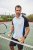 JP1880 FLEXNAMIC® QuickDry Tennis Polo Black-White-Blue - Sporta apģērbs & outdoor - Liela izmēra sporta apģērbi vīriešiem