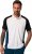 JP1880 FLEXNAMIC® QuickDry Tennis Polo Black-White-Blue - Sporta apģērbs & outdoor - Liela izmēra sporta apģērbi vīriešiem