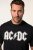 JP1880 AC/DC Classic Logo Band T-Shirt Black - T-krekli - T-krekli - 2XL-14XL