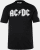 JP1880 AC/DC Classic Logo Band T-Shirt Black - T-krekli - T-krekli - 2XL-14XL