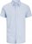 Jack & Jones Breeze Linen Blend Short Sleeve Shirt Chambray Blue - Krekli - Krekli - 2XL-8XL