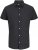 Jack & Jones Breeze Linen Blend Short Sleeve Shirt Black - Krekli - Krekli - 2XL-8XL