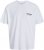 Jack & Jones Botaniq Crew Neck T-Shirt Bright White - T-krekli - T-krekli - 2XL-14XL