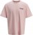 Jack & Jones Fold Crew Neck T-Shirt Tickled Pink - T-krekli - T-krekli - 2XL-14XL