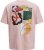 Jack & Jones Fold Crew Neck T-Shirt Tickled Pink - T-krekli - T-krekli - 2XL-14XL