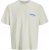 Jack & Jones Fold Crew Neck T-Shirt Antique White - T-krekli - T-krekli - 2XL-14XL