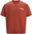Jack & Jones Fold Crew Neck T-Shirt Red - T-krekli - T-krekli - 2XL-14XL
