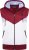 Kam Jeans TS006 Retro Pannelled Tracky Set (Shorts/Sleeveless Hoodie) Red - Treniņtērpi - Liela izmēra Treniņtērpi vīriešiem