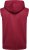 Kam Jeans TS006 Retro Pannelled Tracky Set (Shorts/Sleeveless Hoodie) Red - Treniņtērpi - Liela izmēra Treniņtērpi vīriešiem