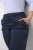 Kaffe Curve Leana Chino 7/8 Bikses Pusnakts Jūras Zila - Džinsi & Bikses Lielos Izmēros – Plus Size - 