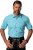 JP1880 Shirt Traditional Short Sleeve Turquoise - Krekli - Krekli - 2XL-8XL