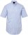 JP1880 Shirt Traditional Short Sleeve Checked Light Blue - Krekli - Krekli - 2XL-8XL