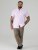 D555 James Oksforda Krekls Ar Īsām Piedurknēm TALL Rozā - TALL krekli - 