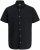 Jack & Jones Breeze Linen Short Sleeve Shirt Black - Krekli - Krekli - 2XL-8XL