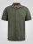 D555 Connor Stretch Cuban Collar Reosrt Short Sleeve Shirt Khaki - Krekli - Krekli - 2XL-8XL