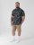D555 Rick Geometric Print Short Sleeve Shirt Navy - Krekli - Krekli - 2XL-8XL