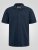 D555 Connor Stretch Cuban Collar Resort Short Sleeve Shirt Navy - Krekli - Krekli - 2XL-8XL