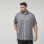 North Latitude 61116 Melanžēts Pikē Īsroku Krekls Pelēka - Polo krekli - Polo krekli - 2XL-8XL