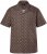 JP1880 Boxy Cuba Short Sleeve Shirt Brown - Krekli - Krekli - 2XL-8XL