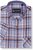 Kam Jeans 6339 Checked Short Sleeve Shirt Blue - Krekli - Krekli - 2XL-8XL