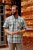 Kam Jeans 6339 Checked Short Sleeve Shirt Mineral Blue - Krekli - Krekli - 2XL-8XL