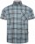 Kam Jeans 6339 Checked Short Sleeve Shirt Mineral Blue - Krekli - Krekli - 2XL-8XL