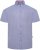 Kam Jeans 6340 Linen Mix Short Sleeve Shirt Blue - Krekli - Krekli - 2XL-8XL