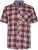 Kam Jeans 6368 Checked Short Sleeve Shirt Red - Krekli - Krekli - 2XL-8XL