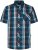 Kam Jeans 6380 Casual Checked Short Sleeve Shirt Navy - Krekli ar īsām piedurknēm - Krekli ar īsām piedurknēm