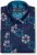 Kam Jeans 6071 Record Print Long Sleeve Shirt Navy - Krekli - Krekli - 2XL-8XL