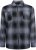 Kam Jeans 6354 Zip Through Check Shirt Charcoal - Krekli - Krekli - 2XL-8XL
